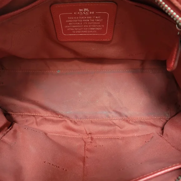 COACH Vintage Women's Leather Pebbled Medium Shoulder Bag